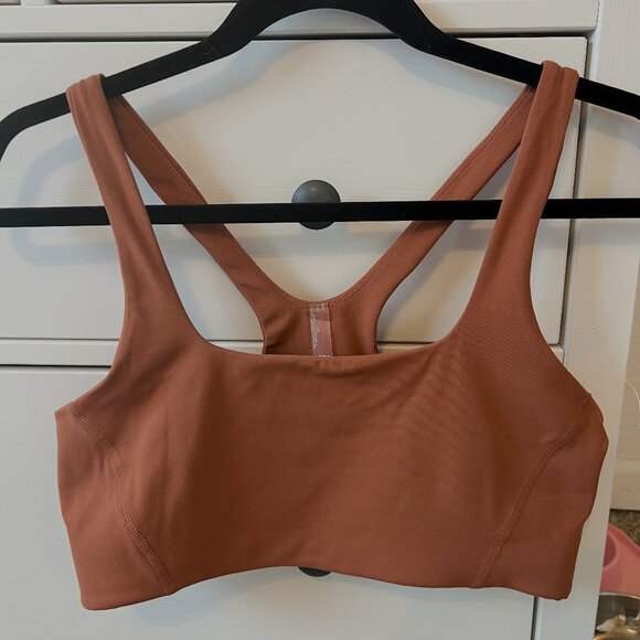 NWOT FP Movement Never Better Square Neck Bra | Sequoia | Size Large - Picture 2 of 3